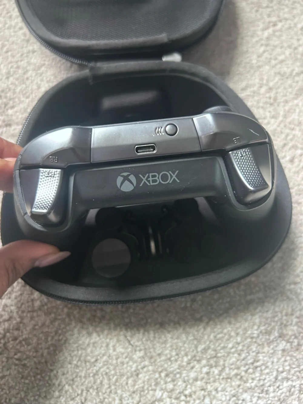 Microsoft Black Xbox Elite 2 Controller with all Accessories and Case